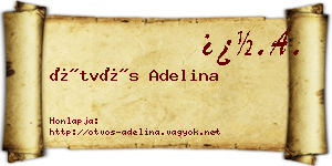 Ötvös Adelina névjegykártya